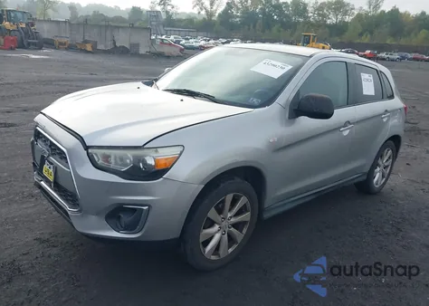 2013 Mitsubishi Outlander Sport Es из США, поврежденный, VIN 4A4AR3AU7DE015769